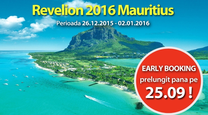 Revelion în Mauritius via Paralela 45