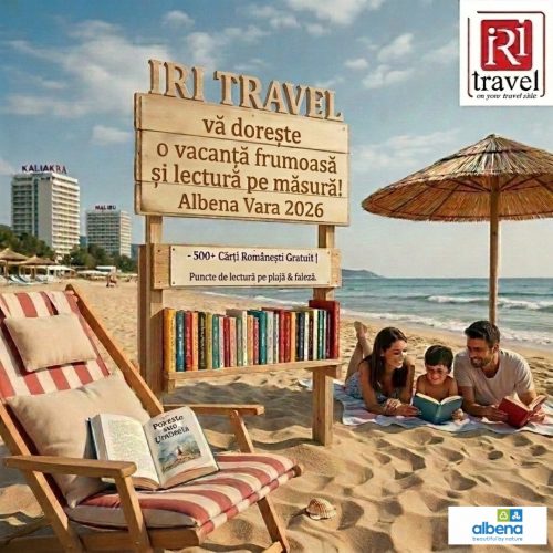 IRI Travel transformă vacanțele din Albena într-o experiență culturală: peste 500 de cărți în limba română disponibile gratuit pentru turiști