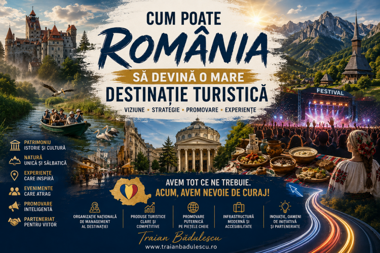 România poate deveni o mare destinație turistică. Dar are nevoie de mai mult decât potențial