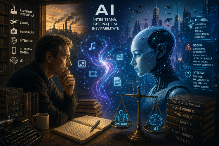 Inteligența Artificială: între teamă, fascinație și inevitabilitate